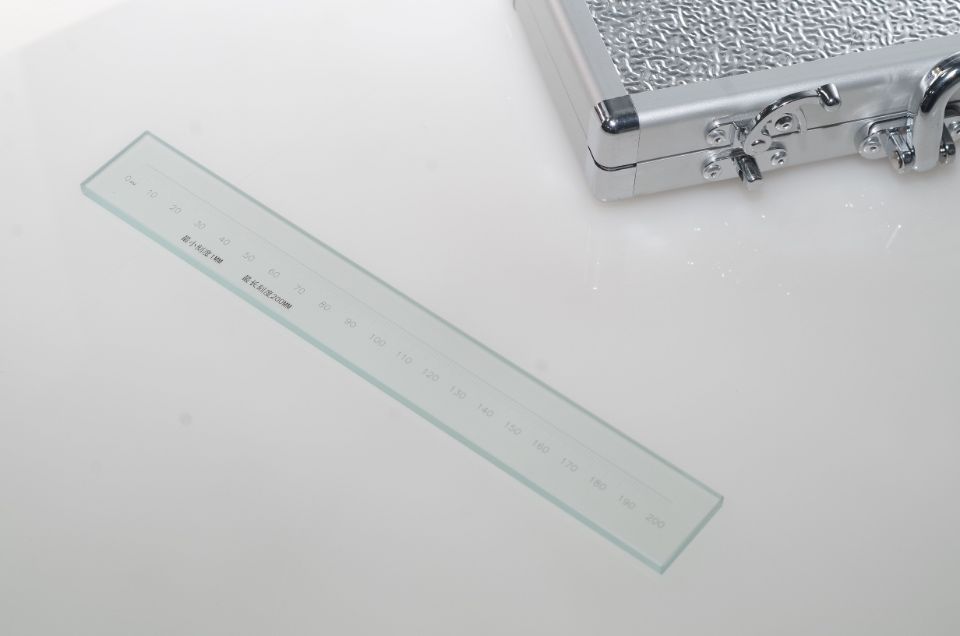 Standard glass ruler,Optical Working Glass Scale - Optry tech Co.,Ltd
